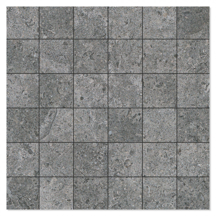 Mosaik Klinker Semproniano Mörkgrå Matt 30x30 (5x5) cm-0
